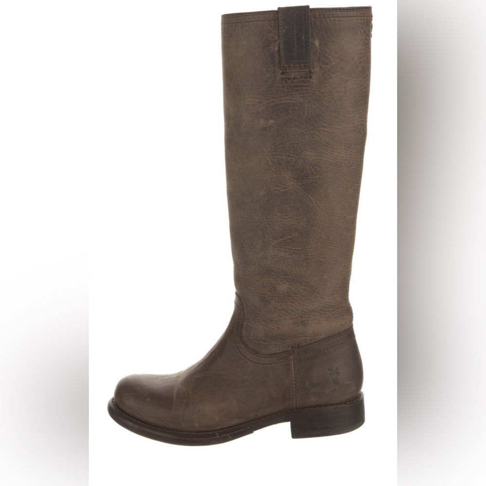 Frye Tall Brown Leather Riding Boots